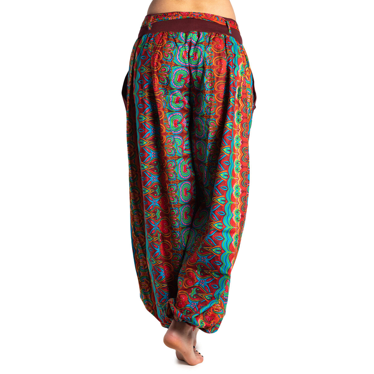 Haremshose in Rot mit Hüftband von ufash