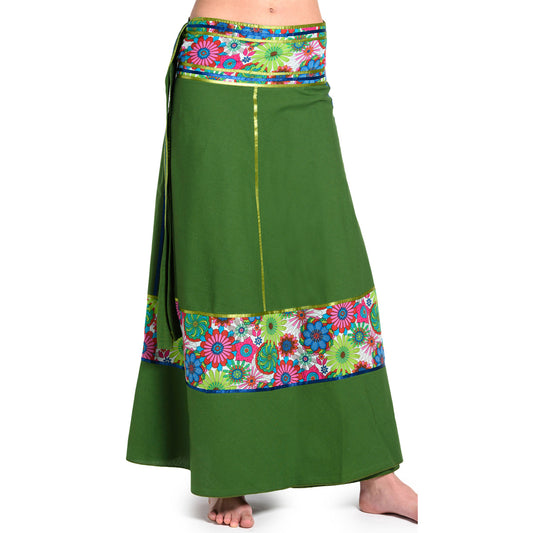 Ethno Wickelrock in Grün von ufash