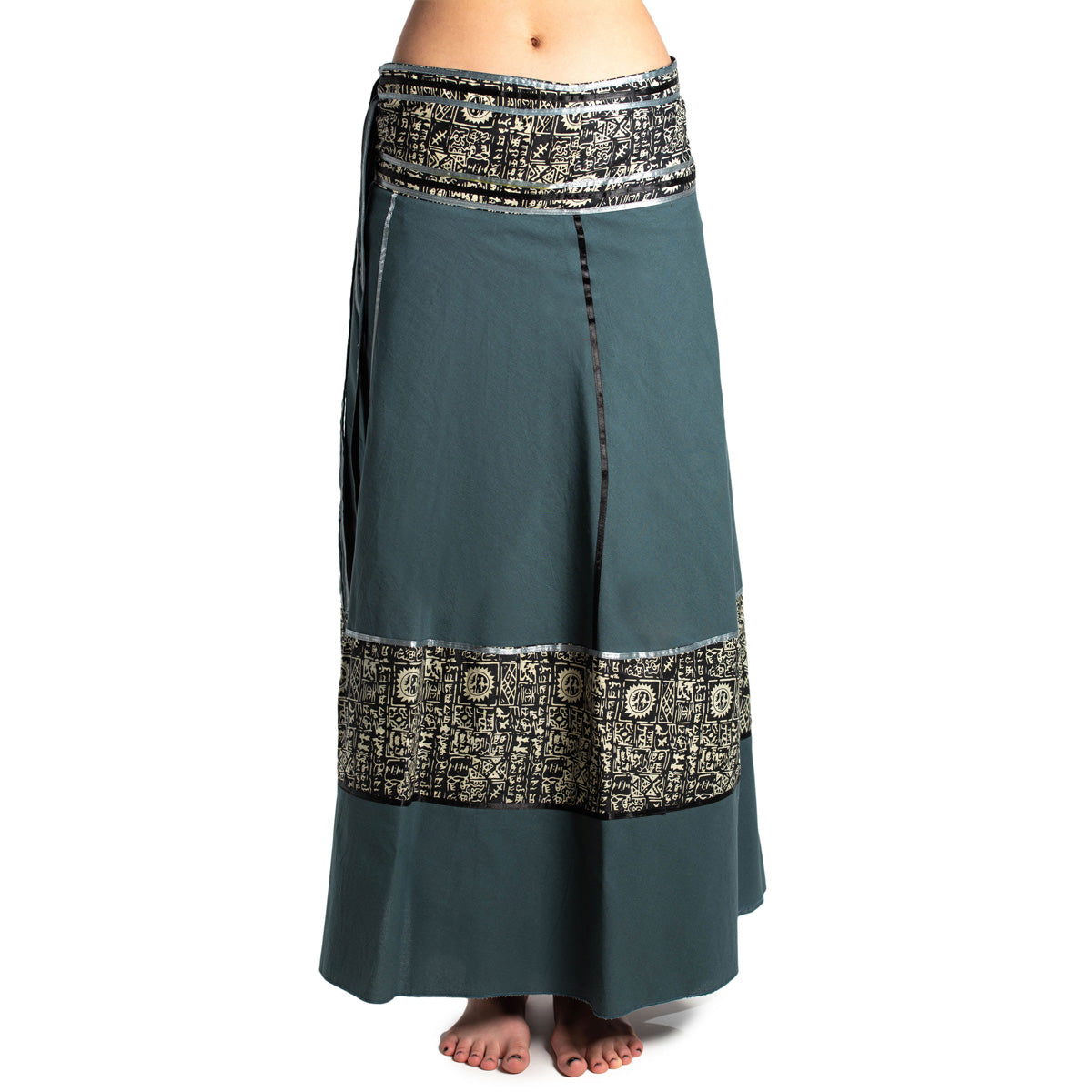 Ethno Wickelrock in Grau von ufash