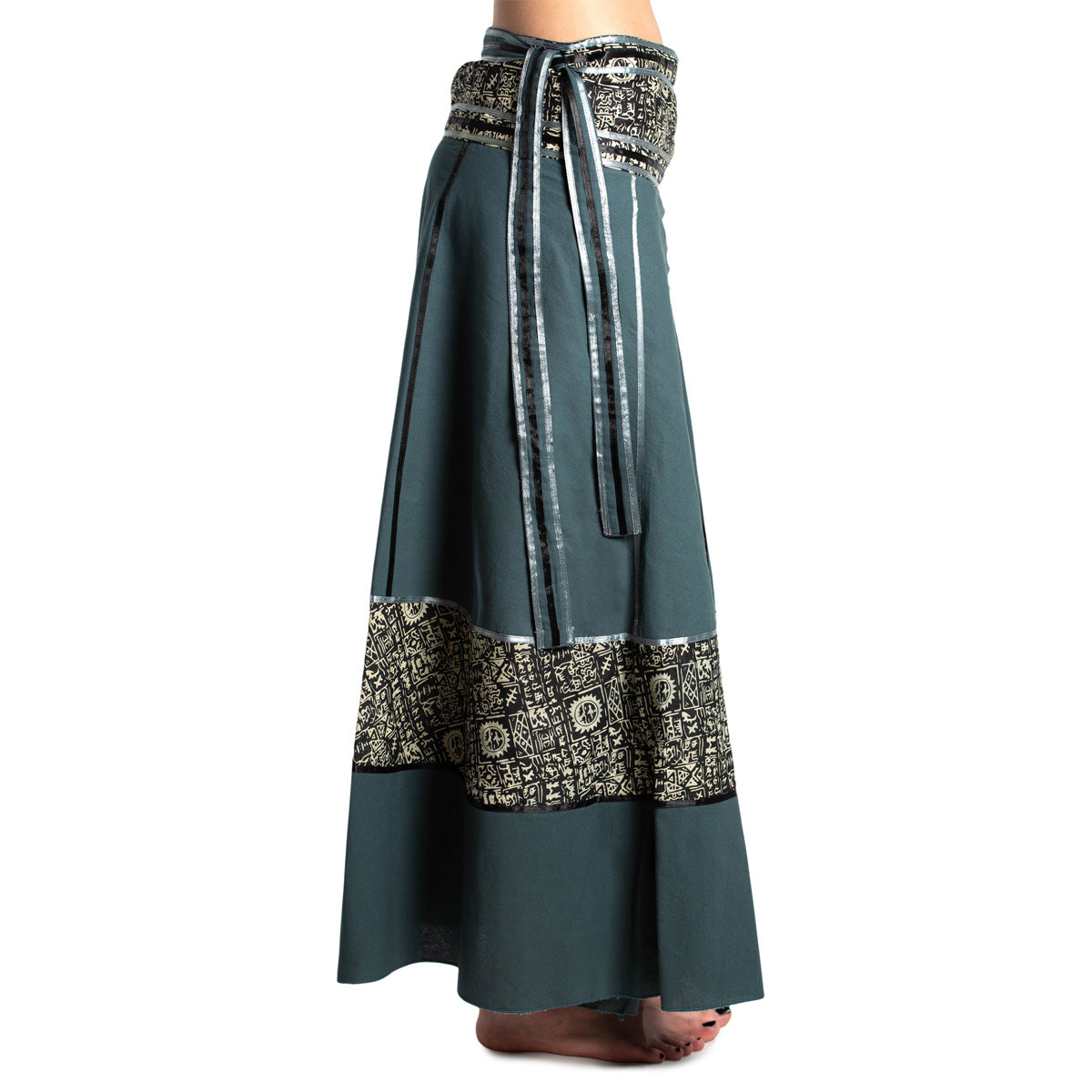 Ethno Wickelrock in Grau von ufash