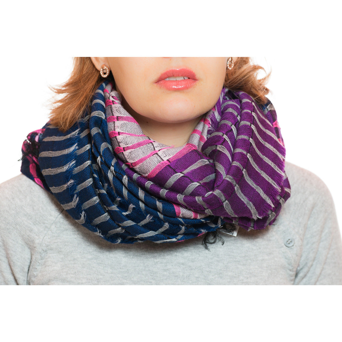 Wollschal in Violett von ufash